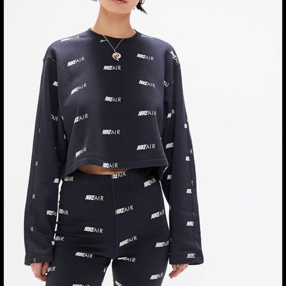 nike air all over print crew sweatshirt